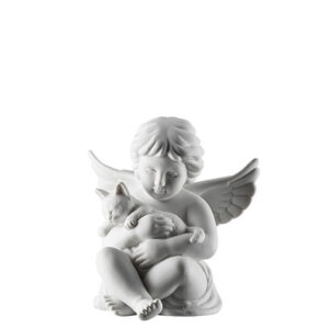 anioł z kotem średni 10,5 cm rosenthal