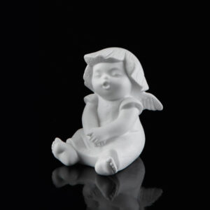 figurka porcelanowa anioł siedzący kaiser Curios