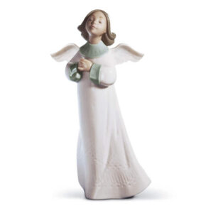 figurka porcelanowa anioł modlący się Lladro