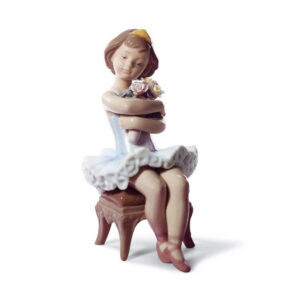 figurka porcelanowa baletnica z kwiatami Lladro