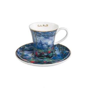 filiżanka do kawy espresso porcelanowa Claude Monet Lilie Wodne