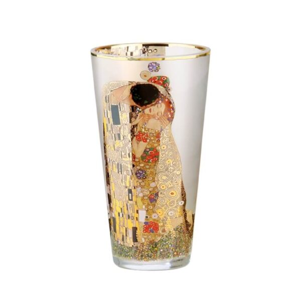 Wazon szklany 20 cm Pocałunek Gustav Klimt marki Goebel