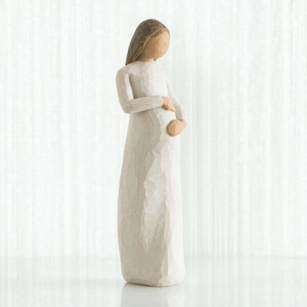 figurka ręcznie malowana Willow Tree kobieta w ciąży