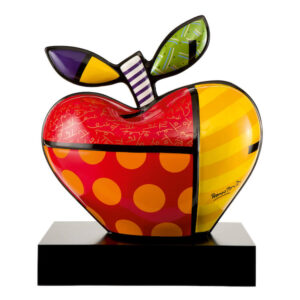 figurka porcelanowa duże jabłko goebel romero britto
