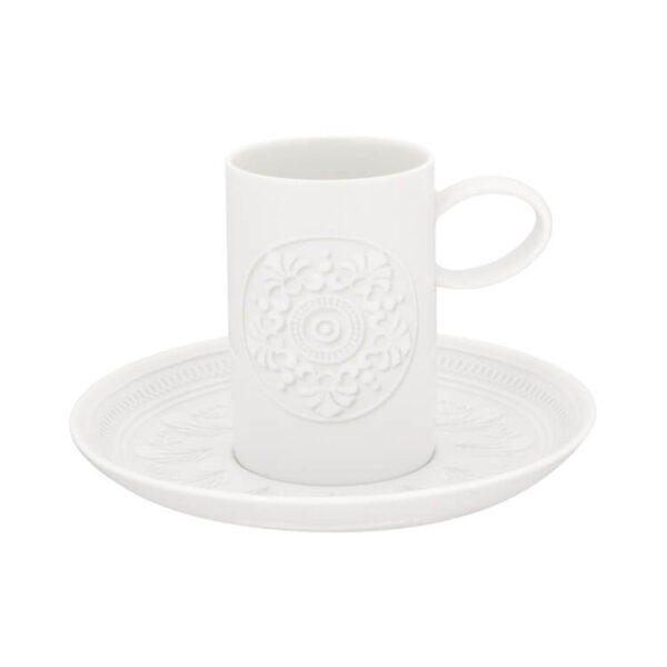 filiżanka do kawy espresso porcelanowa vista alegre ornament portugalia