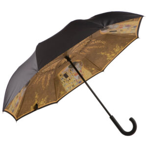 parasol dwustronny Goebel Gustav Klimt Pocałunek