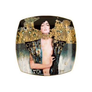 talerz porcelanowy czarny Goebel Gustav Klimt Judit