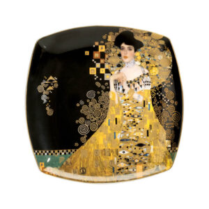 talerz porcelanowy czarny Goebel Gustav Klimt Adele