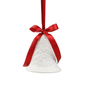 Dekoracja świąteczna lampion litofania w kształcie dzwonka fitz &floyd by goebel