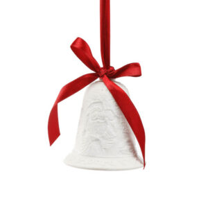 Dekoracja świąteczna lampion litofania w kształcie dzwonka fitz &floyd by goebel