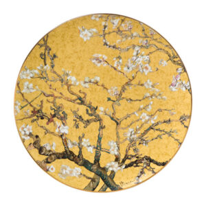 talerz porcelanowy 36 cm Goebel Vincent van Gogh Drzewo migdałowca złote