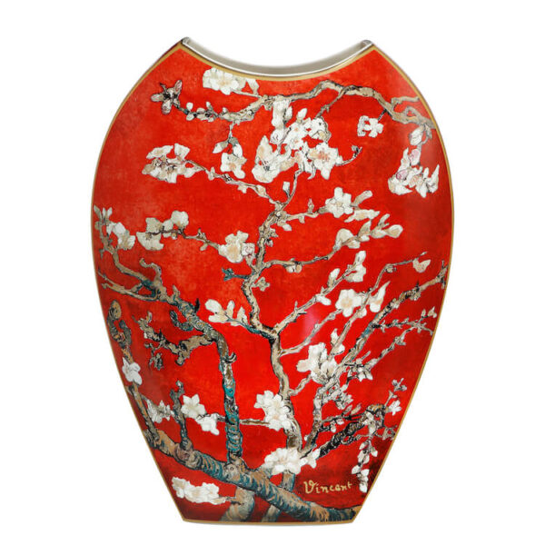 wazon porcelanowy 45 cm Goebel Vincent van Gogh Drzewo Migdałowca czerwone