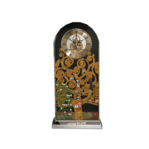 zegar szklany stojący czarny Gustav Klimt Drzewo Życia