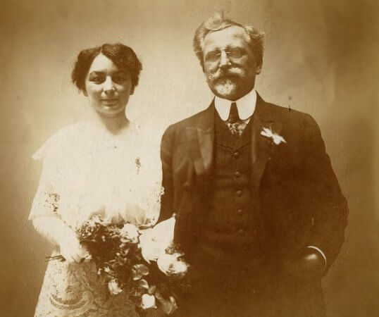 Alfonse Mucha z żoną