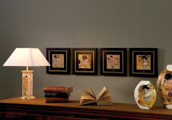 obrazy na porcelanie, wazony i lampa Goebel Gustav Klimt