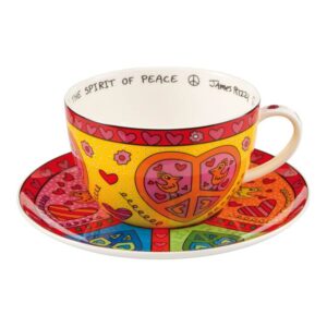 filiżanka do herbaty porcelanowa jumbo Goebel James Rizzi The Spirit of Peace