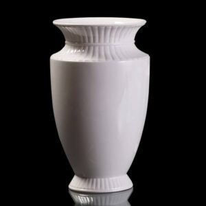 wazon porcelanowy szkliwiony biały 32 cm Kaiser Olympus