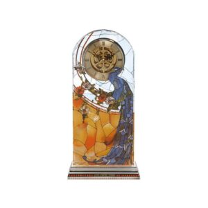 zegar szklany stojący Goebel Louis Comfort Tiffany Paw