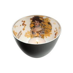 świecznik porcelanowy Goebel Gustav Klimt Adele Bloch-Bauer