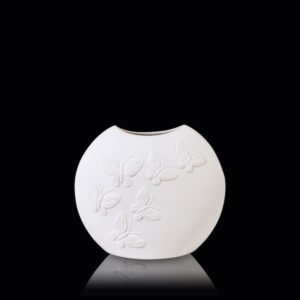 wazon porcelanowy biskwitowy biały 12 cm Kaiser Papillon