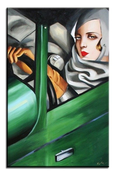 Tamara Łempicka "Autoportret w zielonym bugatti