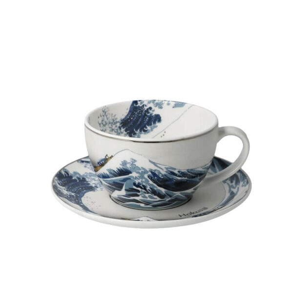 filiżanka do herbaty Wielka Fala Hokusai Goebel