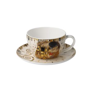 filiżanka do herbaty porcelanowa Goebel Gustav Klimt Pocałunek