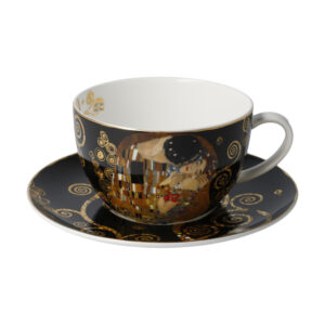 filiżanka śniadaniowa porcelanowa Goebel Gustav Klimt Pocałunek