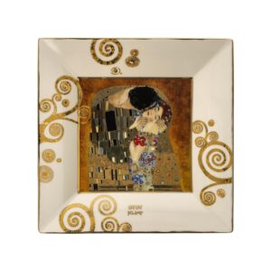 patera porcelanowa Goebel Gustav Klimt Spełnienie