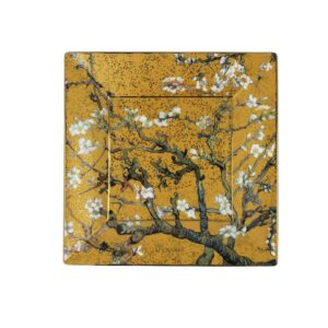patera porcelanowa Goebel Vincent van Gogh Drzewo migdałowca złote