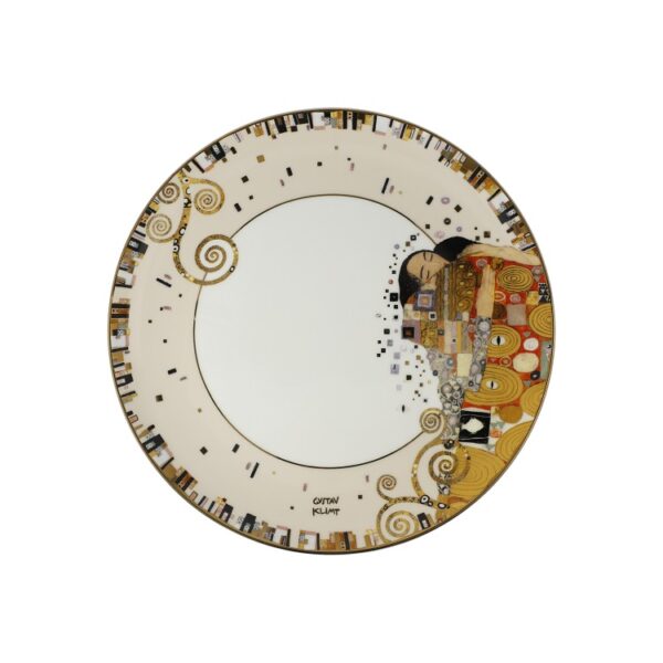 talerz deserowy porcelanowy Goebel Gustav Klimt Spełnienie