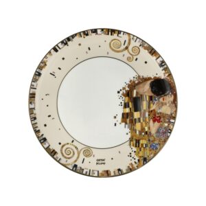 talerz deserowy porcelanowy Goebel Gustav Klimt Pocałunek