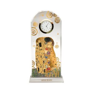 zegar szklany stojacy Goebel Gustav Klimt Pocałunek