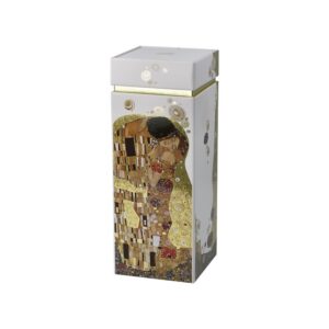 puszka ozdobna metalowa wysoka Goebel Gustav Klimt Pocałunek