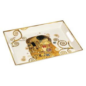 taca dekoracyjna prostokątna Goebel Gustav Klimt Pocałunek