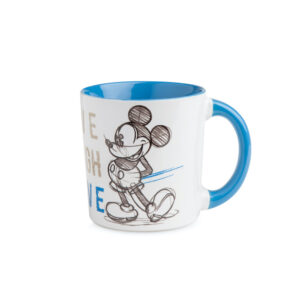 porcelanowy kubek Disney Mickey 390 ml niebieski marki Egan