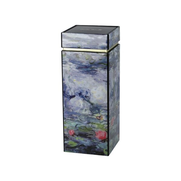 puszka ozdobna metalowa wysoka Goebel Claude Monet Lilie Wodne