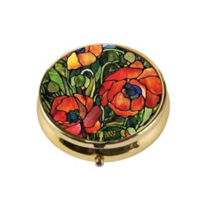 Oriental Poppy pojemnik na tabletki Louis Comfort Tiffany Goebel