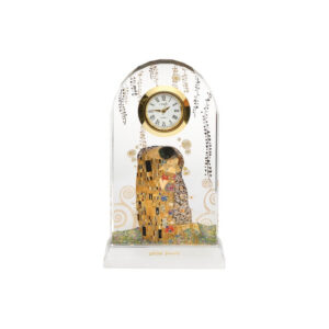 Zegar miniatura Pocałunek Gustav Klimt Goebel