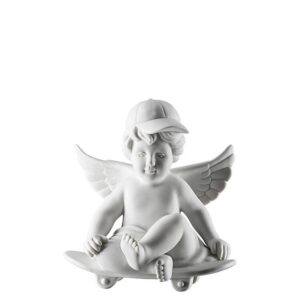 anioł z deskorolką średni 11 cm rosenthal