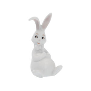 Mini figurka 6,5 cm królik w muszce Time to Relax Goebel