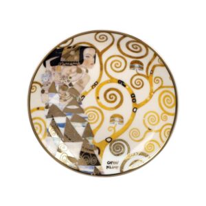 Oczekiwanie miniaturowy talerz 10 cm Gustav Klimt Goebel