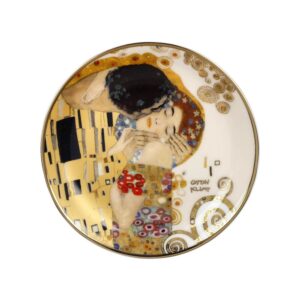 Pocałunek miniaturowy talerz 10 cm Gustav Klimt Goebel