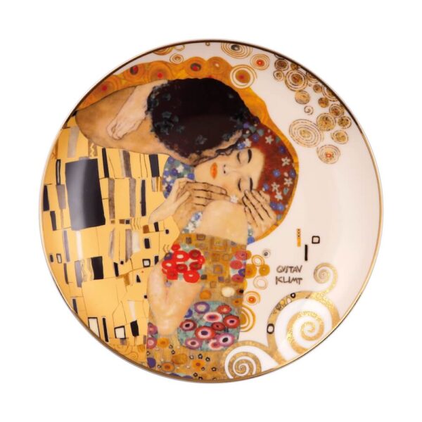 Pocałunek talerz na ścianę 21 cm Gustav Klimt Goebel