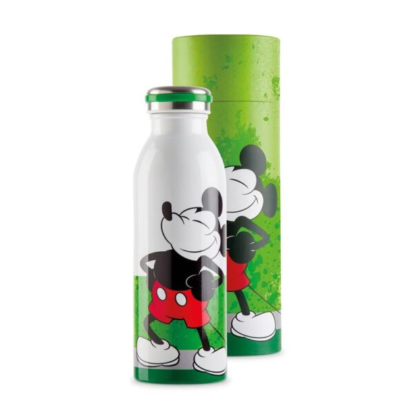 Zielony bidon termiczny 500 ml Mickey I am Egan Italy