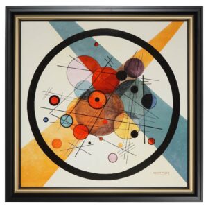 Circles in a Circle obraz 59 x 59 cm Wassily Kandinsky Goebel