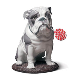 Bulldog with Lollipop figurka 33 cm Lladro