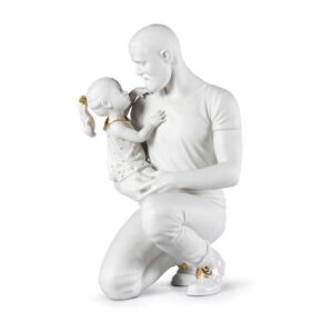 In Daddy's Arms Golden figura 35 cm Lladro