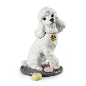 Poodle with Mochis figurka 33 cm Lladro