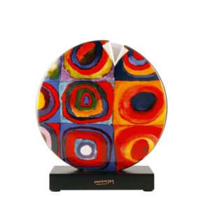 Squares/ Colour Study wazon 22,5 cm Wassily Kandinsky Goebel
